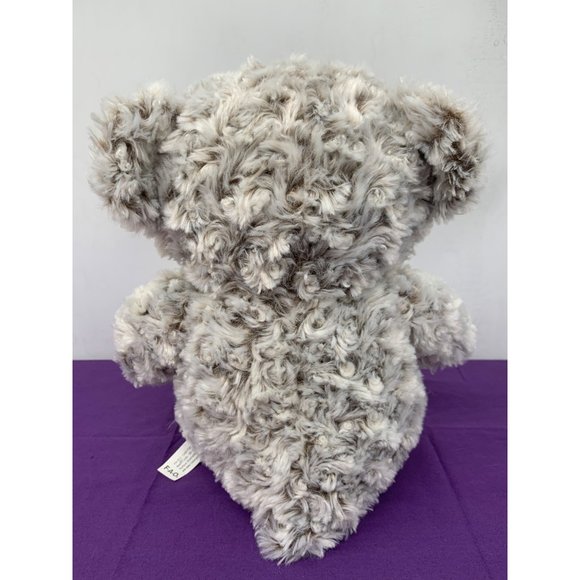 2017 Bears That Care FAO Schwartz 18 Inch Brown Icy Swirl Bear with Plaid Bowtie - Picture 6 of 14